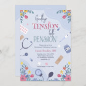 Bloemendokter of verpleegkundige Uitnodiging tot p (Voorkant / Achterkant)