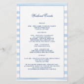 Bloemendokterankers Strand Bruiloft Welkom Itinera (Achterkant)