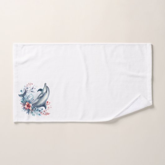 Bloemendolfijn Bad Handdoek (Handdoek)