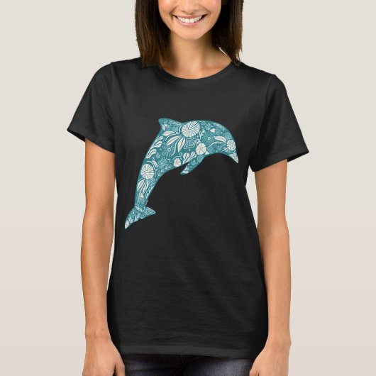 Bloemendolfijnvriend T-shirt (Voorkant)