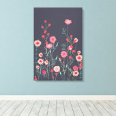 Bloemendonkere Boho Canvas Afdruk (Insitu (Houten vloer))