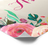 Bloemendouche Foto Prob Poster (Hoek)