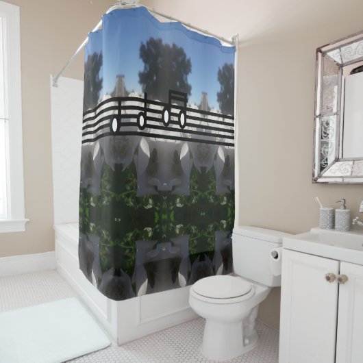 BLOEMENDOUCHE MET HEMEL DOUCHEGORDIJN (In situ)