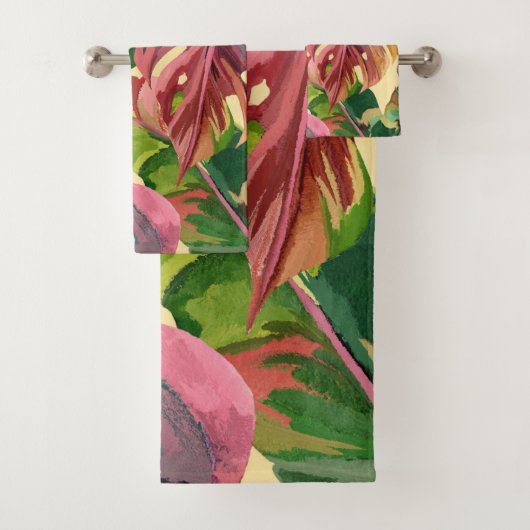 Bloemendouchegordijn Bad Handdoek (Insitu)