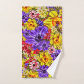 Bloemendouchegordijn Bad Handdoek (Handdoek)
