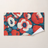 Bloemendouchegordijn Bad Handdoek (Handdoek)