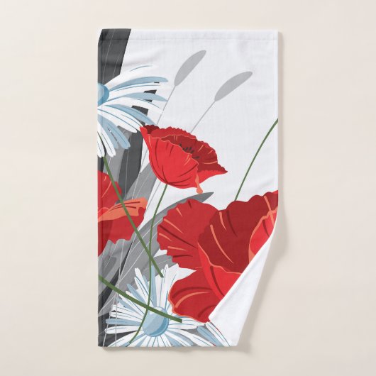 Bloemendouchegordijn Handdoek (Handdoek)