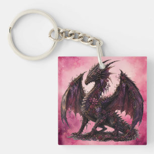 Bloemendragon Botanische Fantasiedraak Sleutelhanger