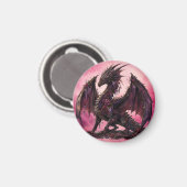 Bloemendragon | Botanische Fantasiedragon Magneet (Voorkant / Achterkant)