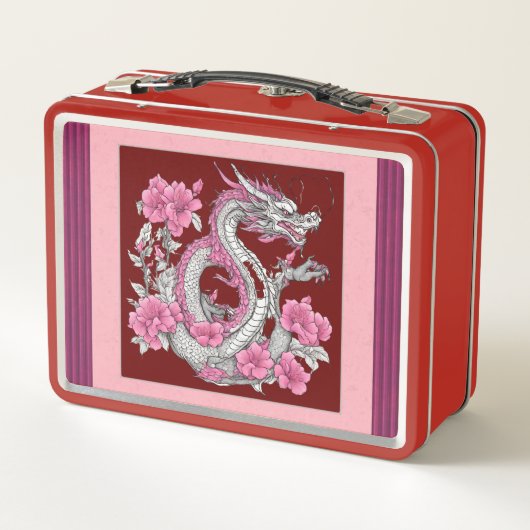 Bloemendragon Lunchbox (Achterkant)