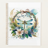 Bloemendragonfly Eén dag tegelijk Planner (Voorkant)