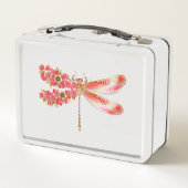 Bloemendragonfly met juwelen sakura (Achterkant)