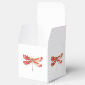 Bloemendragonfly met sieraden sakura bedankdoosjes (Geopend)