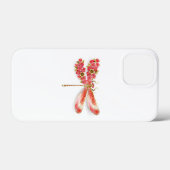 Bloemendragonfly met sieraden sakura Case-Mate iPhone case (Achterkant (horizontaal))