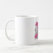 Bloemendrak koffiekop koffiemok (Links)