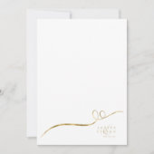 Bloemendrama bruiloft dank u wit ID1022 Bedankkaart (Voorkant)