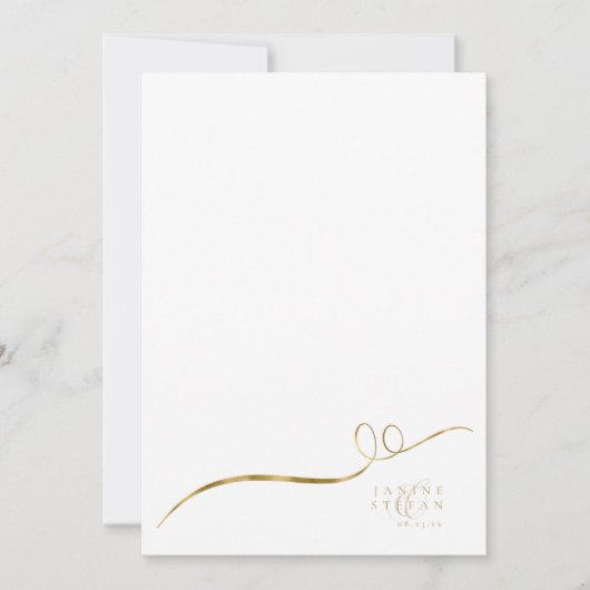 Bloemendrama bruiloft dank u wit ID1022 Bedankkaart (Voorkant)