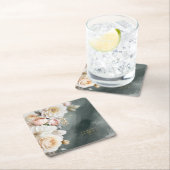 Bloemendrama Bruiloft Groen ID1022 Kartonnen Onderzetters (Insitu)