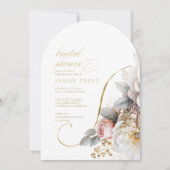 Bloemendrama bruiloft Vrijgezellenfeest boog ID102 Kaart (Voorkant)