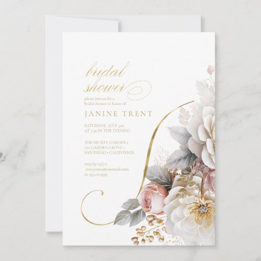 Bloemendrama Bruiloft Vrijgezellenfeest ID1022 Kaart (Voorkant)