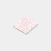 Bloemendraperie - Roze Post-it Notes (Schuin)