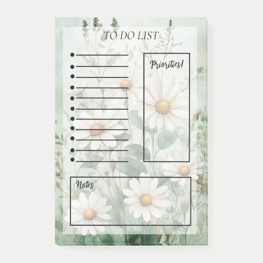 Bloemendrempelingenlijst Post-it® Notes (Voorkant)
