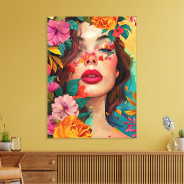 Bloemendroom Canvas Afdruk