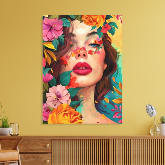 Bloemendroom Canvas Afdruk (Insitu (Woonkamer))