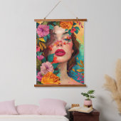 Bloemendroom Hangend Wandkleed (Slaapkamer)