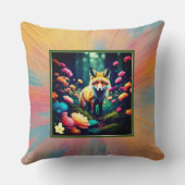 "Bloemendroom met Vos" Kussen (Achterkant)
