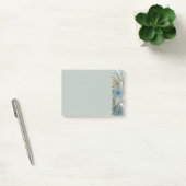 Bloemendroompatroon Abstract Blauw Khaki Fractal Post-it® Notes (Kantoor)