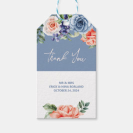 Bloemendruiven Bedankt Cadeaulabel
