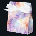 Bloemendruk Feestbehandelingsdoos Bedankdoosjes<br><div class="desc">De feestgunstendoos is afgebeeld met een mooie grote inktbloemen bloemendruk. 
Pas dit item aan of koop het zoals het is.
Tip: Voeg gewoon uw lekkere traktaties toe en voeg wat feestelijke lint toe.



Gelicentieerde afbeelding</div>