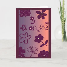 Bloemendruk met een vleugje roze