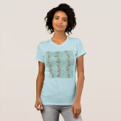 Bloemendruk met Provence-rozen T-shirt (Voorkant volledig)