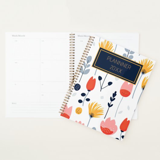 Bloemendruk minimalistisch planner (Display)