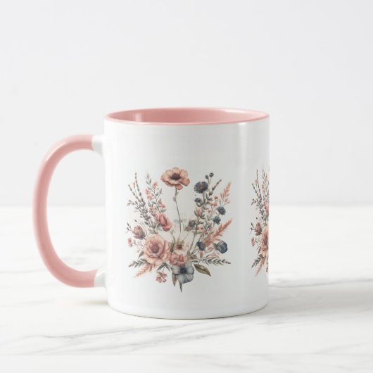 Bloemendruk mok (Links)