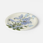 Bloemendruk  papieren bordje (Gekanteld)