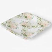 Bloemendruk papieren bordje (Gebogen)