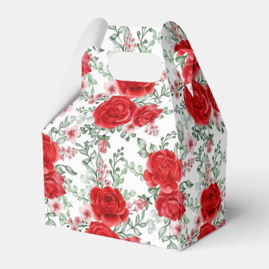 Bloemendruk Party Favor Doos Bedankdoosjes (Achterkant)