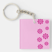 Bloemendruk Sleutelhanger (Voorkant)