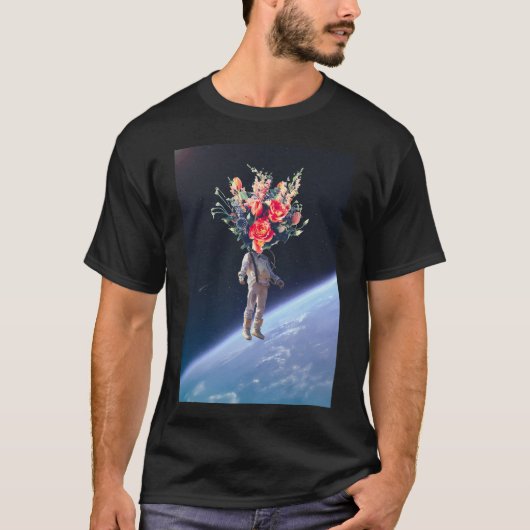 Bloemendrukte T-shirt (Voorkant)