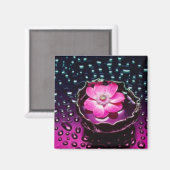 Bloemendruppeltjes Magneet (Voorkant / Achterkant)