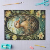 Bloemeneend Pasen Tissuepapier (Craft)