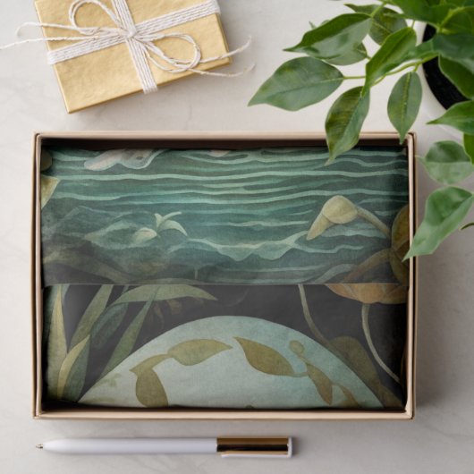 Bloemeneend Pasen Tissuepapier (Geschenk)