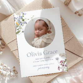  bloemeneenvoud 1-foto | Geboorte Olivia Aankondiging