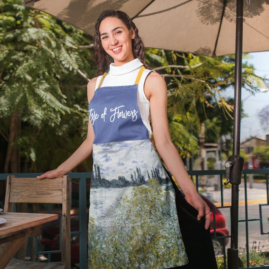 Bloemeneiland bij Vétheuil, Claude Monet Schort