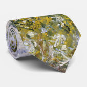 Bloemeneiland bij Vétheuil, Claude Monet Stropdas (Opgerold)