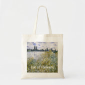 Bloemeneiland bij Vétheuil, Claude Monet Tote Bag (Voorkant)