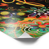  bloemenelegante geloofsinspiratie foto afdruk (Hoek)